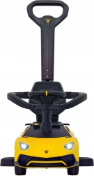 Odrážedlo s vodicí tyčí Lamborghini Aventador SV – Žlutá