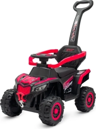 Elektrické odrážedlo s vodicí tyčí BABY MIX Ruggy – červené