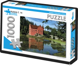 Puzzle Zámek Červená Lhota 1000 dílků Turistická edice