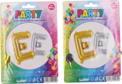 Nafukovací balónek ve tvaru písmene E