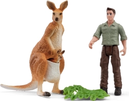 Schleich výlet s rangerem za klokany - 1 kus