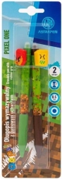 Gumovací pera ASTRA Pixel One, 2 ks (mix barev)