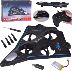 Lehký RC dron s LED efekty a akrobaciemi 360°