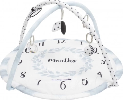 Hrací set s dekou BABY MIX Měsíce, bílý