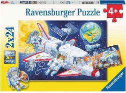Puzzle cesta vesmírem 2×24 dílků RAVENSBURGER