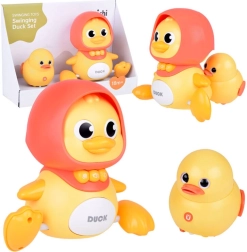 Interaktivní rodinka kachniček – pohyblivá hudební hračka pro podporu lezení