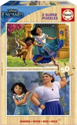 Educa dřevěné puzzle Encanto 2×50 dílků