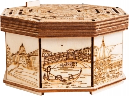 Dřevěný hlavolam Secret Maze Box