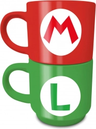 Sada keramických hrnků Super Mario Mario a Luigi