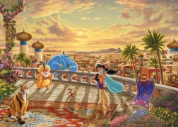 puzzle disney jasmína a aladin 1000 dílků