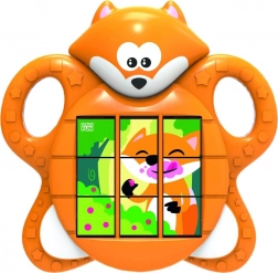 Interaktivní liščí puzzle pro děti s melodiemi a zvuky