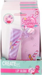 lesk na rty s přívěskem candy explosion