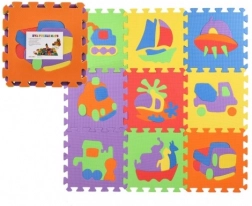 Pěnové puzzle dopravní prostředky 27 × 27