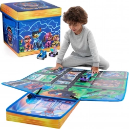 Skládací herní podložka a úložný box PAW Patrol The Mighty Movie – Město dobrodružství