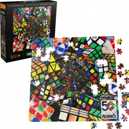 Puzzle rubik’s cube 50. výročí – 300 dílků
