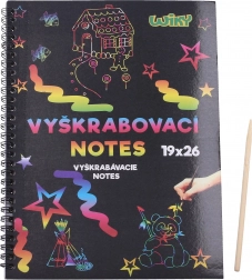 Vyškrabovací notes velký 10 listů