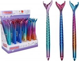 Pero s ozdobou mořská panna