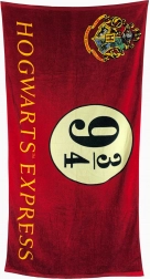 Osuška Harry Potter nástupiště 9 a 3/4, 75 × 150 cm