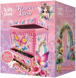 Dekorativní šperkovnice Flower Fairy Bellisa – kreativní mozaiková sada pro děti