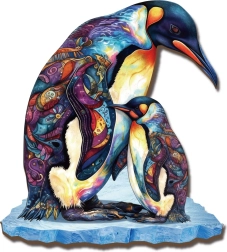 2Kids Toys dřevěné puzzle tučňáci