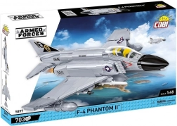 Stavebnice F-4 Phantom II s 703 dílky v měřítku 1:48