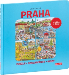 Praha – Puzzle, omalovánky a kvízy pro děti
