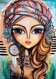 Puzzle snědá kráska 1000 dílků MAGNOLIA