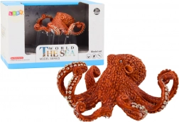 Figurka obří oranžová chobotnice 10 cm