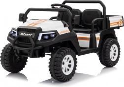 Dětské elektrické auto pick-up Champion, bílé