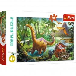 Puzzle Trefl Dinozaury 60 el.
