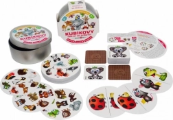 kubíkovy hrátky se zvířátky – karetní hra 3v1