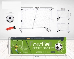 Fotbalová branka 2v1 pro děti s míčem a pumpičkou