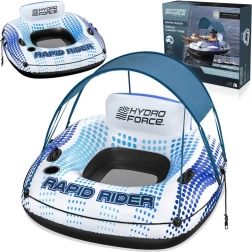 Dmuchací kruh s opěrkou a stříškou BESTWAY 123 cm