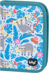 Školní penál jednopatrový Baagl lenochod