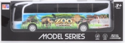 Kovový safari autobus na baterie