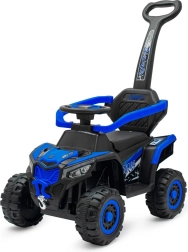 Elektrické odrážedlo s vodicí tyčí Baby Mix Ruggy – modré