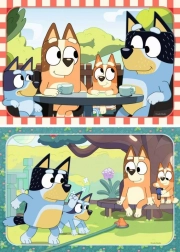 Skládací Puzzle Bluey na Pikniku 2x12