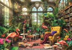 Puzzle Knihovna ve Skleníku 1000 dílků