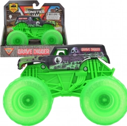 Monster Jam auto s podsvícenými koly 1:43 GRAVE DIGGER