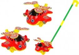 Veselá hračková helikoptéra s tyčkou