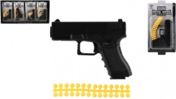 Dětská pistole na měkké kuličky 10 cm s náboji
