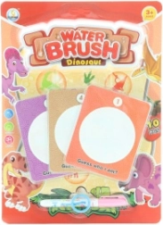 Vodní malování dinosauři – sada omalovánek s vodním štětcem