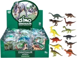 Dinosauří figurka s kartičkou a názvem