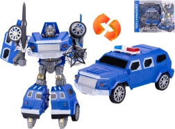 Policejní auto transformující se na robota 31 cm