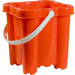 Androni kyblík hrad se 4 věžemi, výška 20 cm – Červený