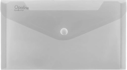 Psaníčko s drukem DL Opaline čiré, polypropylenové pouzdro na dokumenty