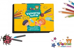 Kreativní sada na malování v plastovém kufříku