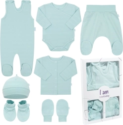 Kojenecká souprava do porodnice New Baby I AM modrá