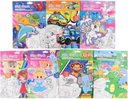 Sada omalovánek s fixy