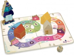 Vilac hra tři prasátka – kooperativní dřevěná stolní hra pro děti